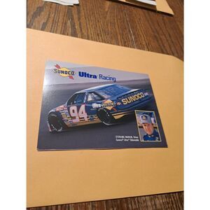 Vintage 1990 Sterling Marlin Sunoco Ultra #94 NASCAR Driver Card Promo RP-1003A